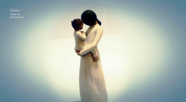 Image of a statuette representing the love between a mother and their child, brought in by Romesh Ranganathan. Image of a statuette representing the love between a mother and their child, brought in by Romesh Ranganathan.