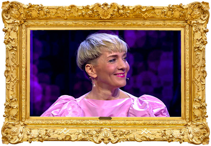 Image of Maria Veitola, the guest contestant on the episode. Image of Maria Veitola, the guest contestant on the episode.