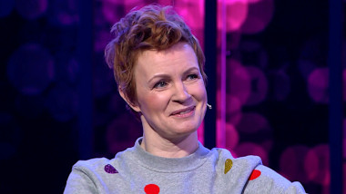 Image of Minna Haapkyla, the guest contestant on the episode.