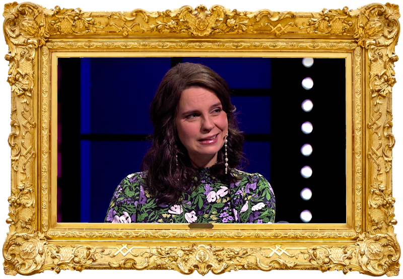 Image of Olga Temonen, the guest contestant on the episode. Image of Olga Temonen, the guest contestant on the episode.