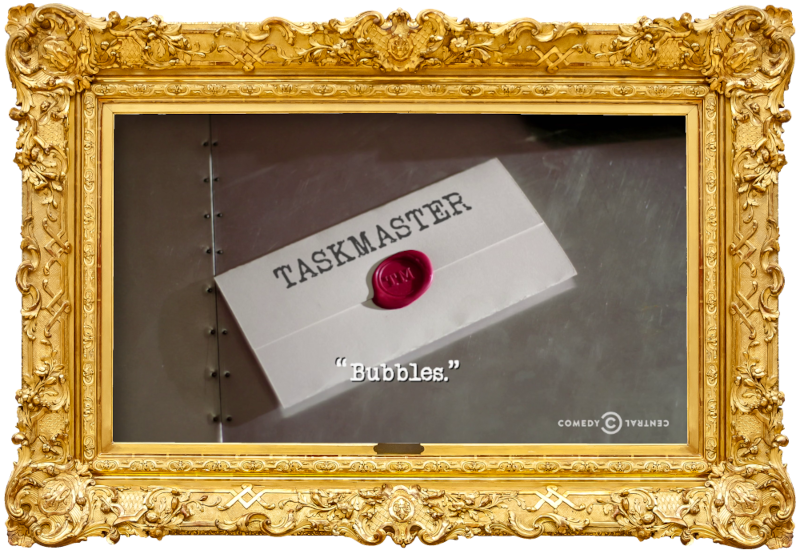 TaskMaster.Info - Taskmaster US, Season 1, Episode 3: Bubbles