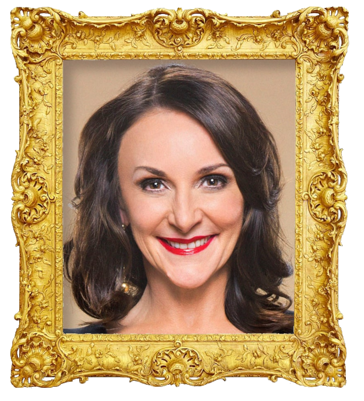Headshot photo of Shirley Ballas surrounded with an ornate golden frame. Headshot photo of Shirley Ballas surrounded with an ornate golden frame.