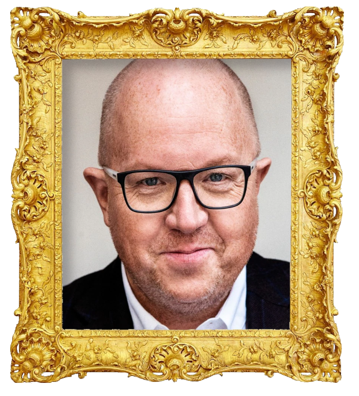 Headshot photo of Anders Jansson surrounded with an ornate golden frame. Headshot photo of Anders Jansson surrounded with an ornate golden frame.