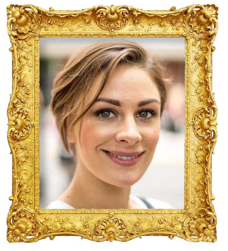 Headshot photo of Jenny Skavlan surrounded with an ornate golden frame. Headshot photo of Jenny Skavlan surrounded with an ornate golden frame.