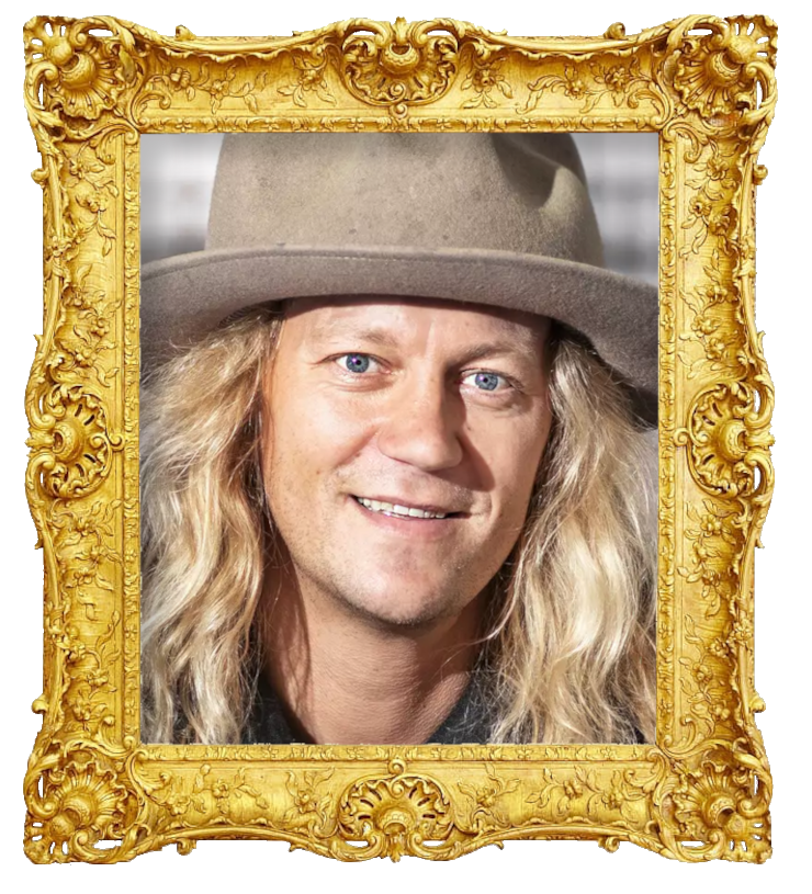 Headshot photo of Jukka Hildén surrounded with an ornate golden frame. Headshot photo of Jukka Hildén surrounded with an ornate golden frame.