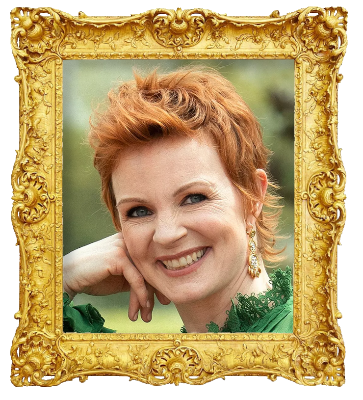 Headshot photo of Minna Haapkyla surrounded with an ornate golden frame. Headshot photo of Minna Haapkyla surrounded with an ornate golden frame.