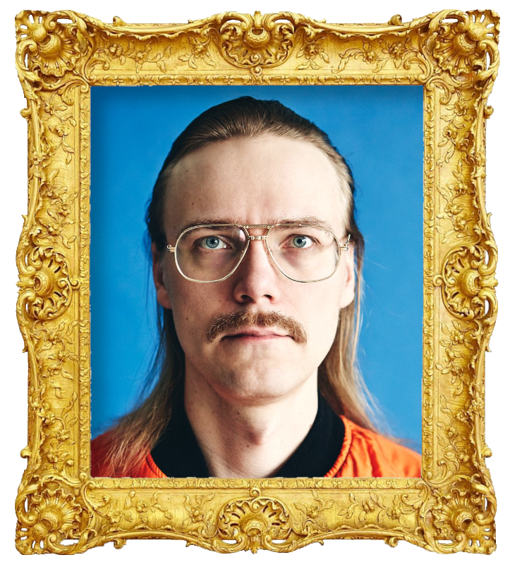 Headshot photo of Pasi Siitonen (aka Stig) surrounded with an ornate golden frame. Headshot photo of Pasi Siitonen (aka Stig) surrounded with an ornate golden frame.