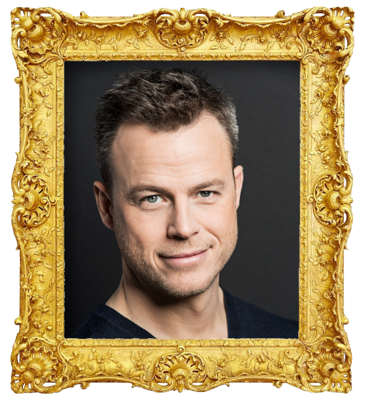 Headshot photo of Louis Morissette surrounded with an ornate golden frame. Headshot photo of Louis Morissette surrounded with an ornate golden frame.