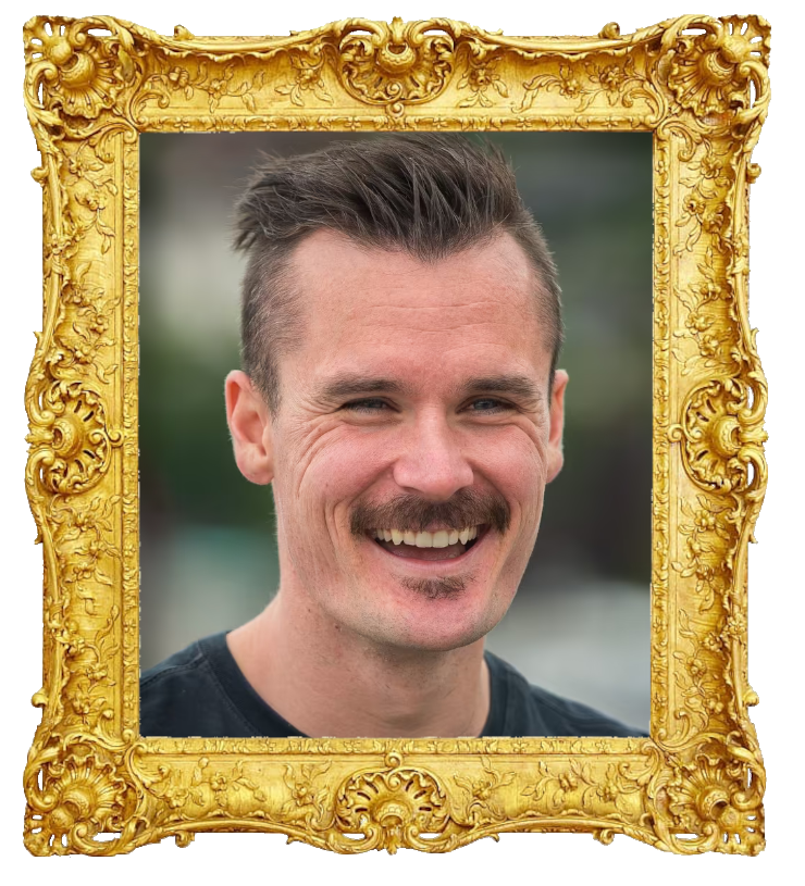 Headshot photo of Henrik Ingebrigtsen surrounded with an ornate golden frame. Headshot photo of Henrik Ingebrigtsen surrounded with an ornate golden frame.
