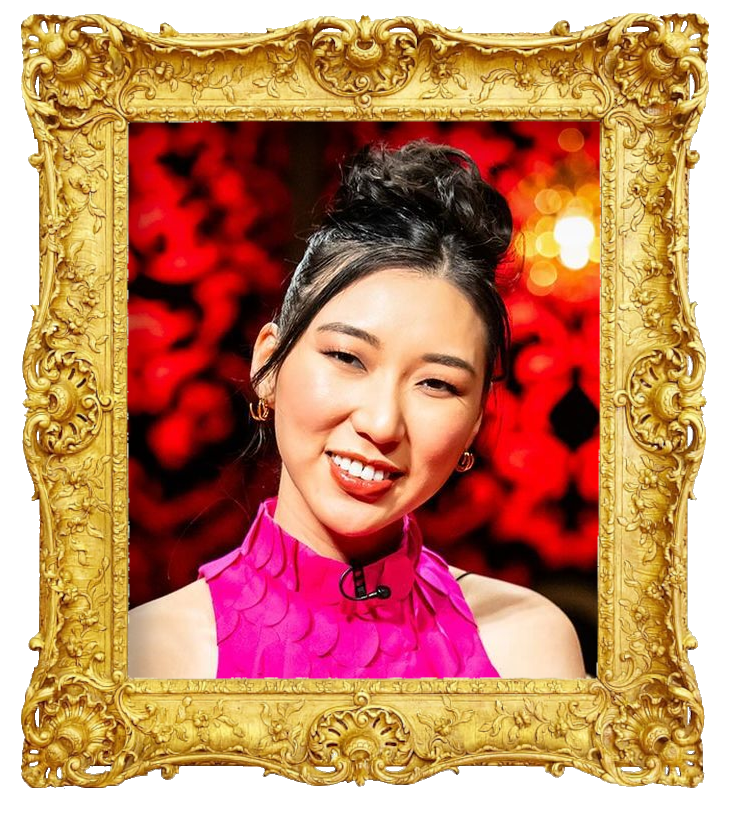 Headshot photo of Jenny Tian surrounded with an ornate golden frame. Headshot photo of Jenny Tian surrounded with an ornate golden frame.