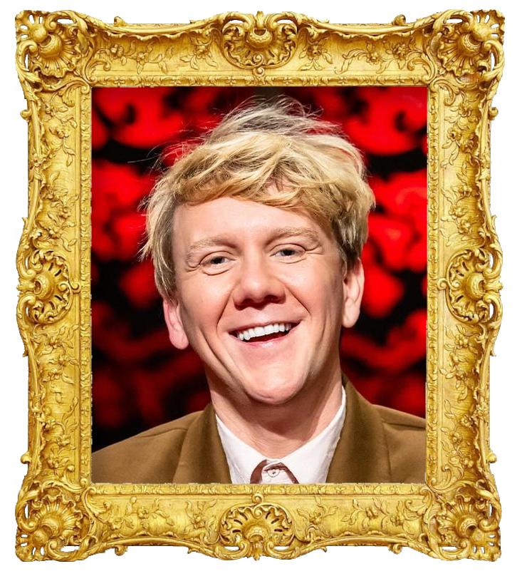 Headshot photo of Josh Thomas surrounded with an ornate golden frame. Headshot photo of Josh Thomas surrounded with an ornate golden frame.