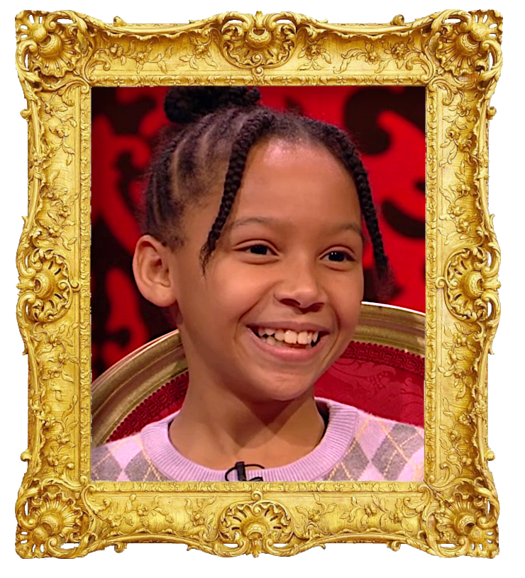 Headshot photo of Nyarah surrounded with an ornate golden frame. Headshot photo of Nyarah surrounded with an ornate golden frame.