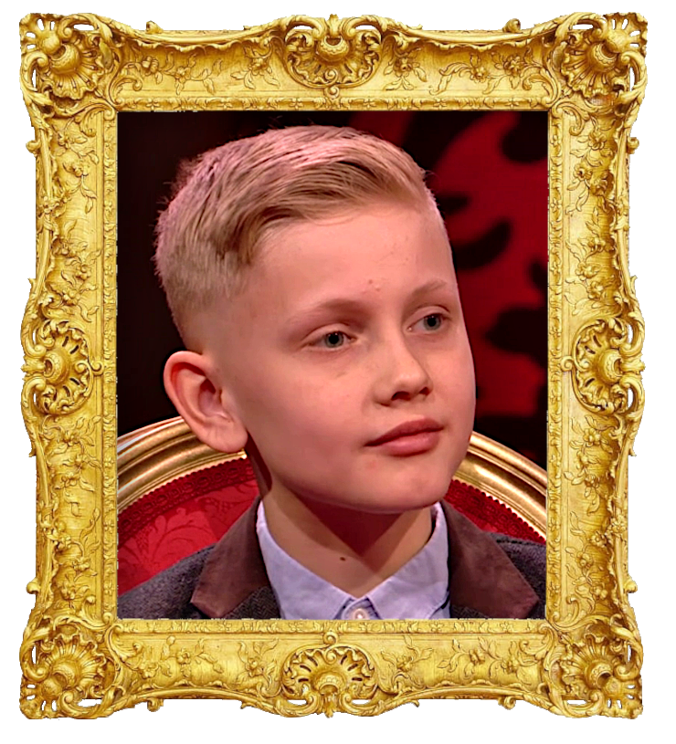 Headshot photo of Finley surrounded with an ornate golden frame. Headshot photo of Finley surrounded with an ornate golden frame.