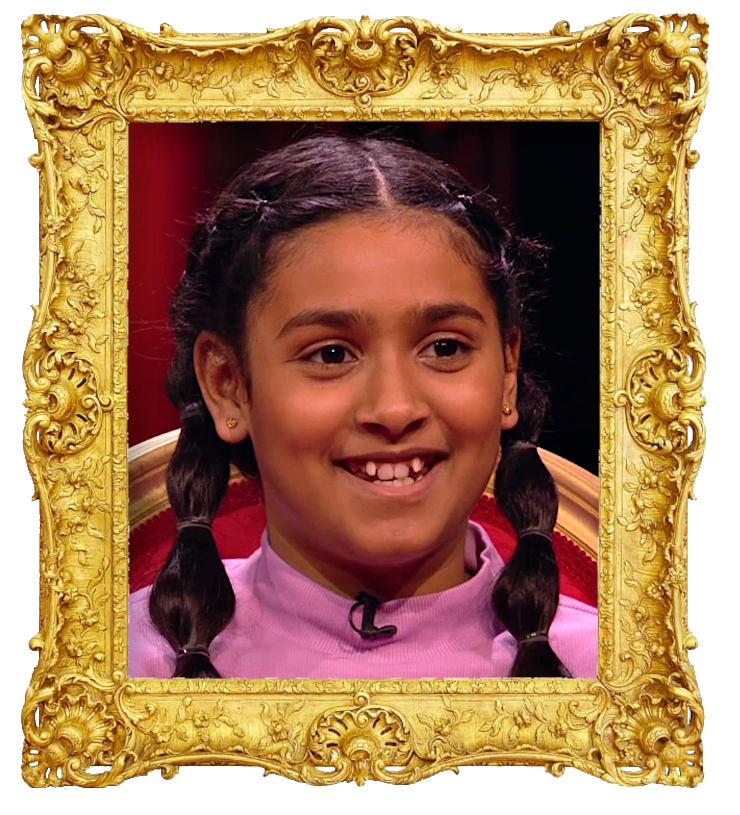 Headshot photo of Shenaya surrounded with an ornate golden frame. Headshot photo of Shenaya surrounded with an ornate golden frame.