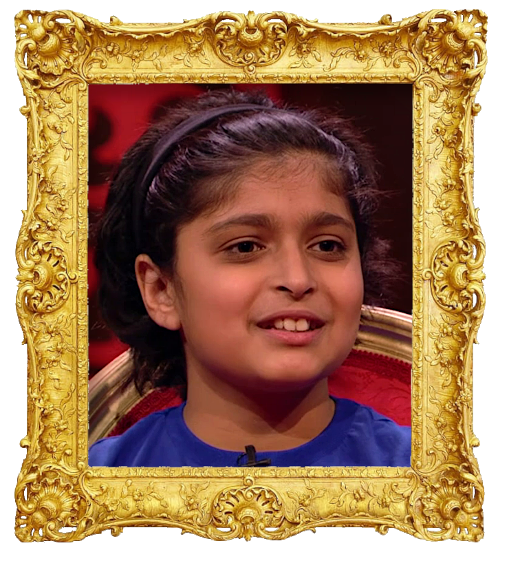 Headshot photo of Kaif surrounded with an ornate golden frame. Headshot photo of Kaif surrounded with an ornate golden frame.