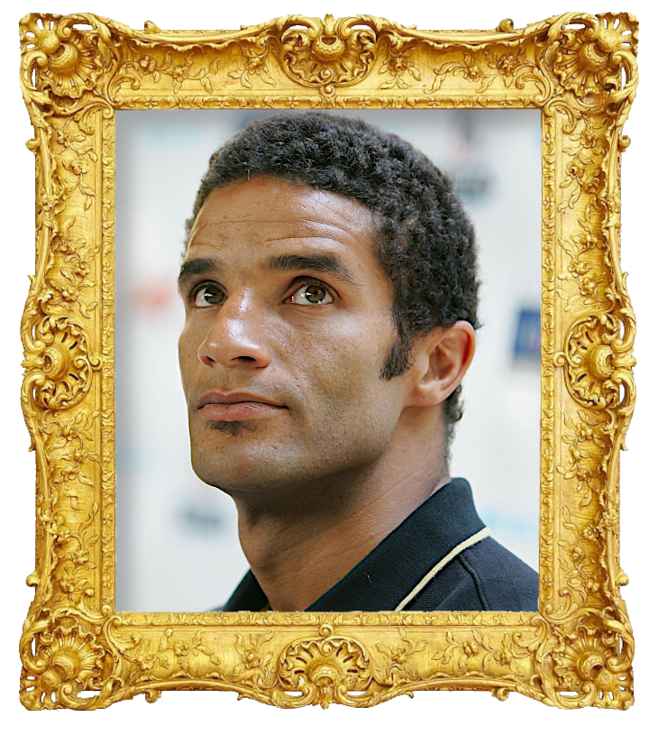 Headshot photo of David James surrounded with an ornate golden frame. Headshot photo of David James surrounded with an ornate golden frame.