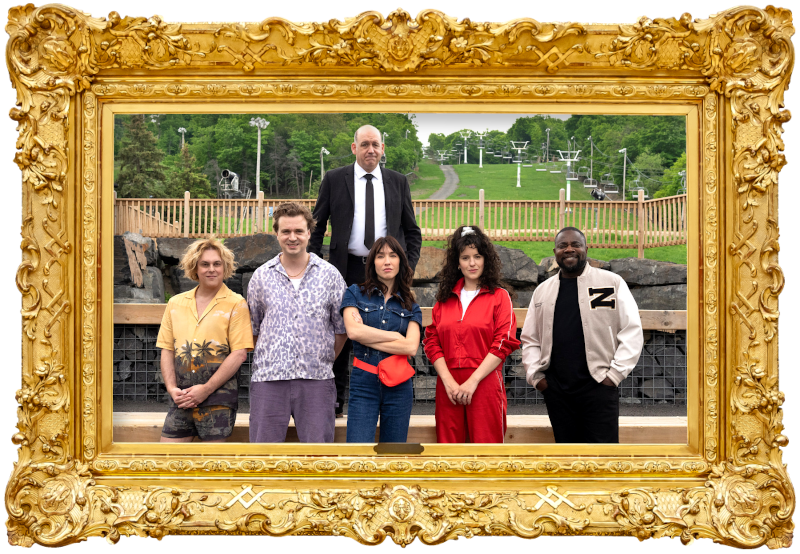 Cover image for the third season of the Quebecois show Le Maître du Jeu, picturing the cast of the season. Cover image for the third season of the Quebecois show Le Maître du Jeu, picturing the cast of the season.