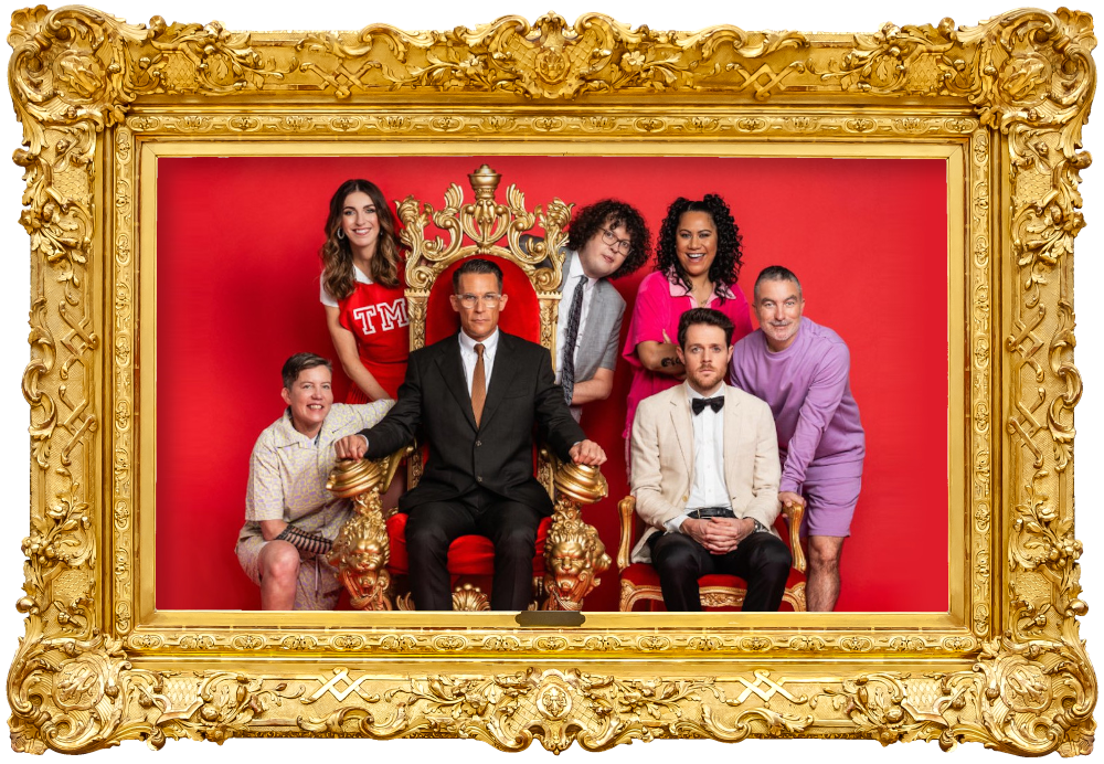 Cover image for the fourth season of the New Zealand show Taskmaster NZ, picturing the cast of the season. Cover image for the fourth season of the New Zealand show Taskmaster NZ, picturing the cast of the season.