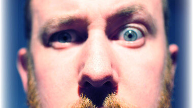 Cover image for the live Edinburgh show The Taskmaster, showing the host of the show, Alex Horne.