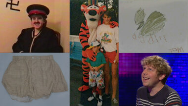 Image of the pool of prize submissions submitted by the contestants in the 'The most embarrassing item' task.
