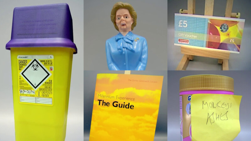 Image of the pool of prize submissions submitted by the contestants in the 'The best defunct thing' task. Image of the pool of prize submissions submitted by the contestants in the 'The best defunct thing' task.