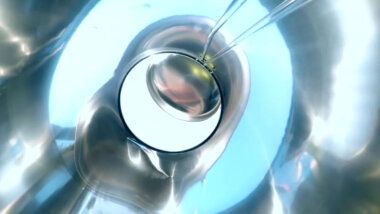 A shot from inside a chrome pedal bin.