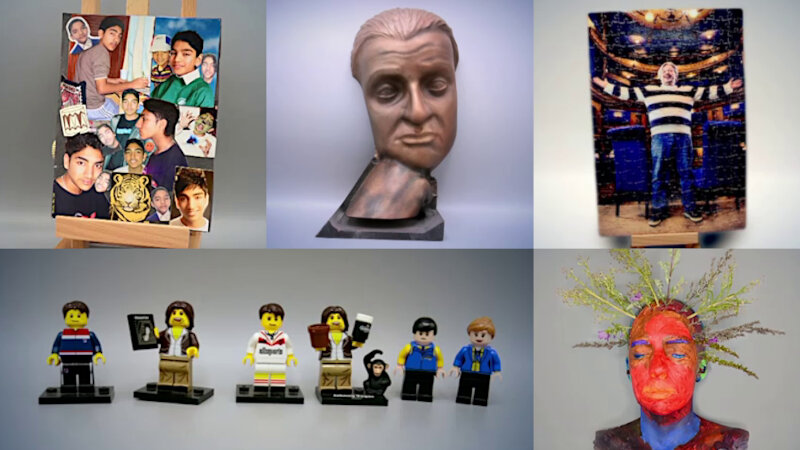 Image of the pool of prize submissions submitted by the contestants in the 'The most narcissistic thing' task. Image of the pool of prize submissions submitted by the contestants in the 'The most narcissistic thing' task.