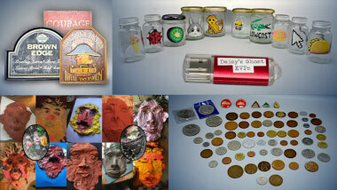 Image of the pool of prize submissions submitted by the contestants in the 'The greatest collection' task.