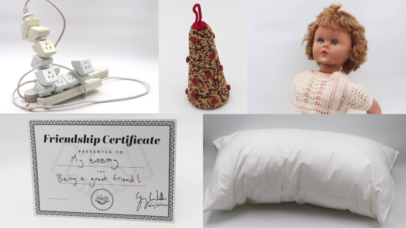 Image of the pool of prize submissions submitted by the contestants in the 'The best gift for an enemy' task. Image of the pool of prize submissions submitted by the contestants in the 'The best gift for an enemy' task.