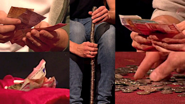 Image of the pool of prize submissions submitted by the contestants in the 'The most cash' task.