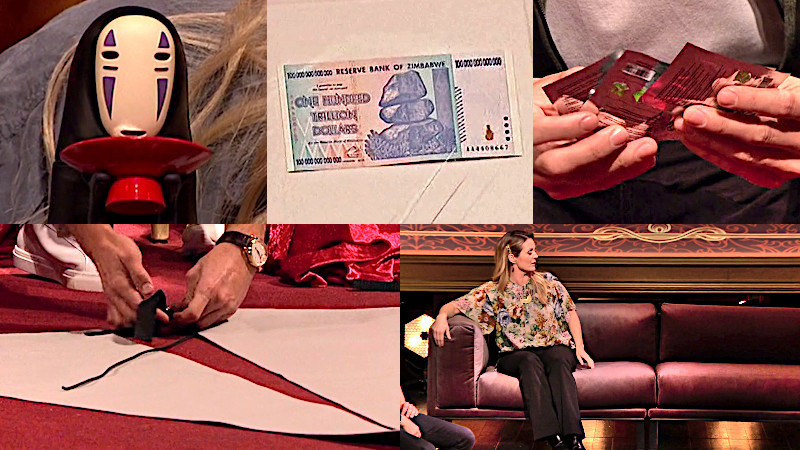 Image of the pool of prize submissions submitted by the contestants in the 'Something you bought abroad' task. Image of the pool of prize submissions submitted by the contestants in the 'Something you bought abroad' task.