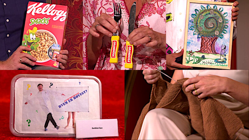 Image of the pool of prize submissions submitted by the contestants in the 'Something that seemed like a good idea' task. Image of the pool of prize submissions submitted by the contestants in the 'Something that seemed like a good idea' task.