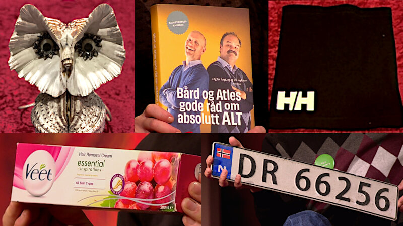 Image of the pool of prize submissions submitted by the contestants in the 'Something Atle doesn't know the price of' task. Image of the pool of prize submissions submitted by the contestants in the 'Something Atle doesn't know the price of' task.