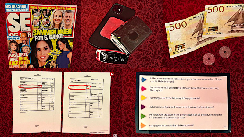 Image of the pool of prize submissions submitted by the contestants in the 'Something that earns you five points' task. Image of the pool of prize submissions submitted by the contestants in the 'Something that earns you five points' task.