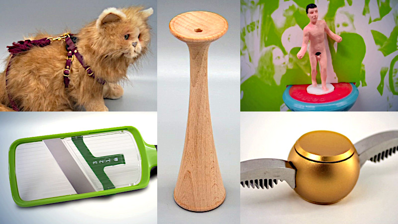 Image of the pool of prize submissions submitted by the contestants in the 'The most useless thing that cost over £20' task. Image of the pool of prize submissions submitted by the contestants in the 'The most useless thing that cost over £20' task.