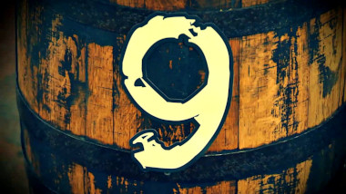 A barrel with the number '9' on it.